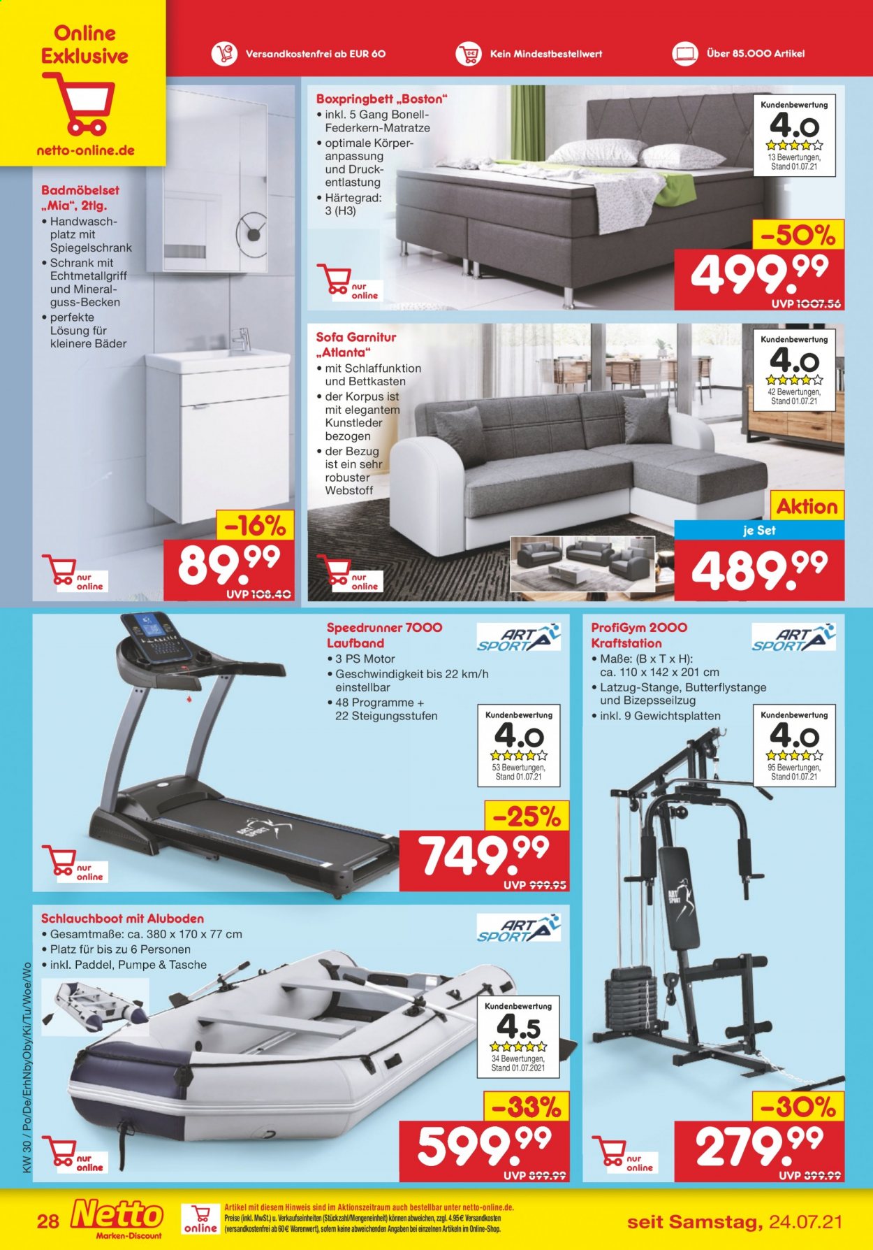 Netto Marken-Discount Prospekte  - 26.07.2021 - 31.07.2021. Seite 28