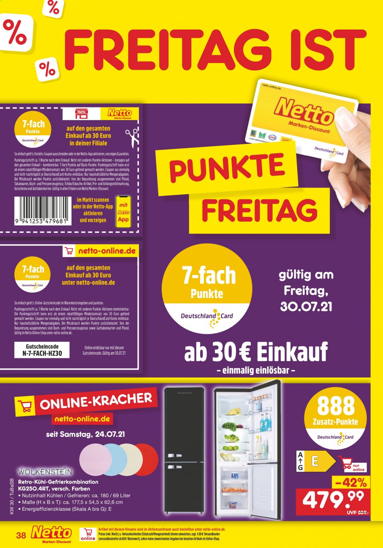 Netto Marken-Discount Prospekte  - 26.07.2021 - 31.07.2021. Seite 38