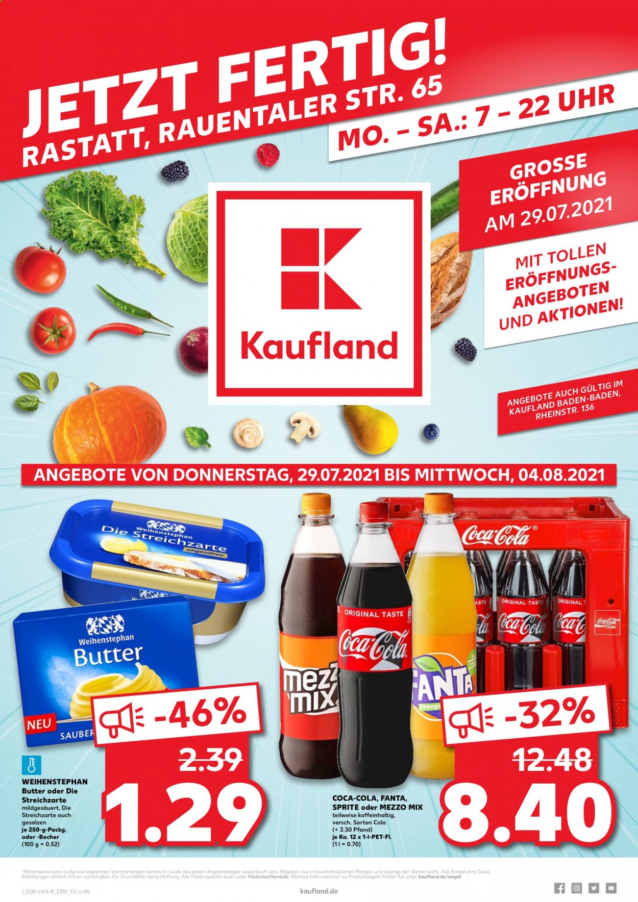 Kaufland Prospekte  - 29.07.2021 - 4.08.2021. Seite 1