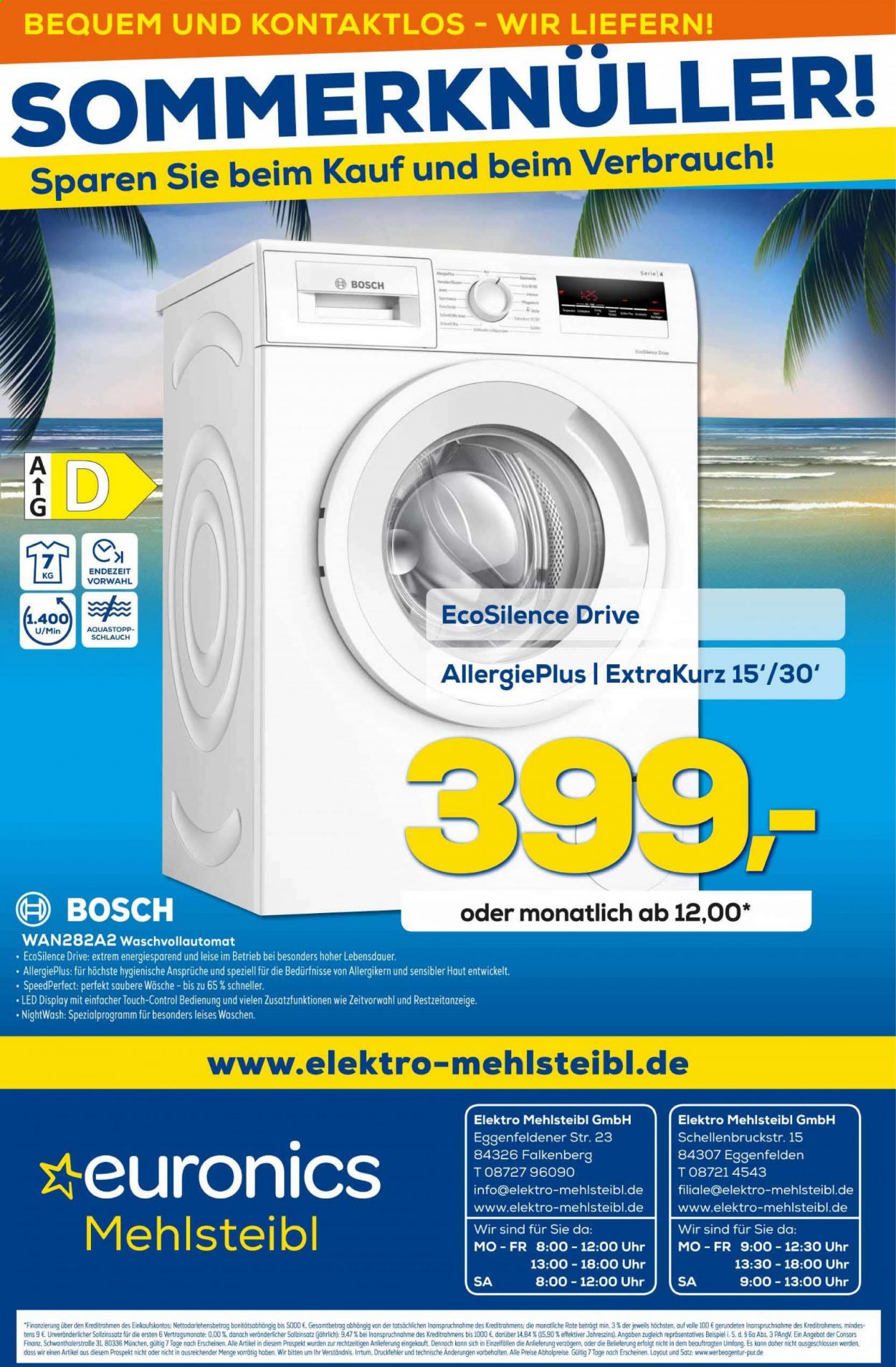 Euronics Prospekte  - 28.07.2021 - 3.08.2021. Seite 1