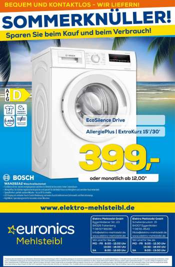 Prospekte Euronics - 28.7.2021 - 3.8.2021.