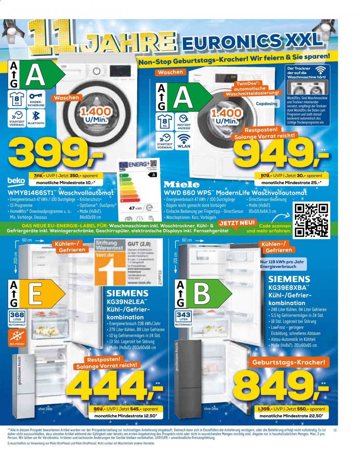 Euronics Prospekte  - 28.07.2021 - 3.08.2021. Seite 15