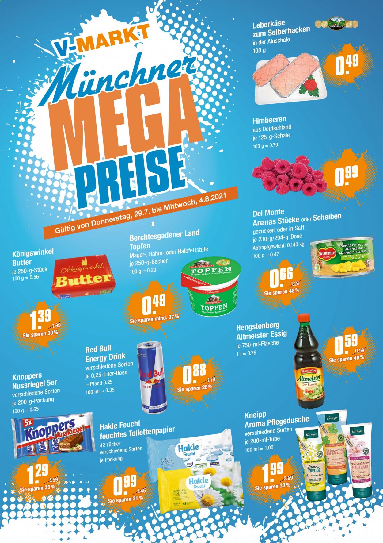 V-Markt Prospekte  - 29.07.2021 - 4.08.2021. Seite 1