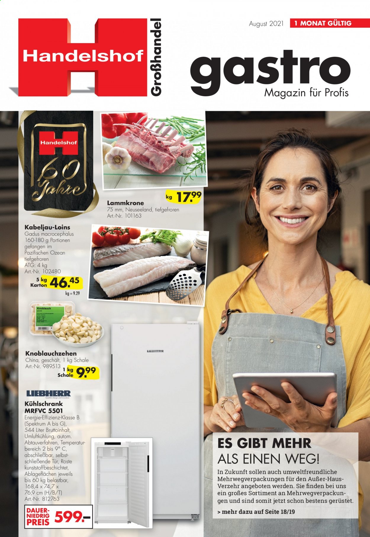 Handelshof Prospekte  - 1.08.2021 - 31.08.2021. Seite 1
