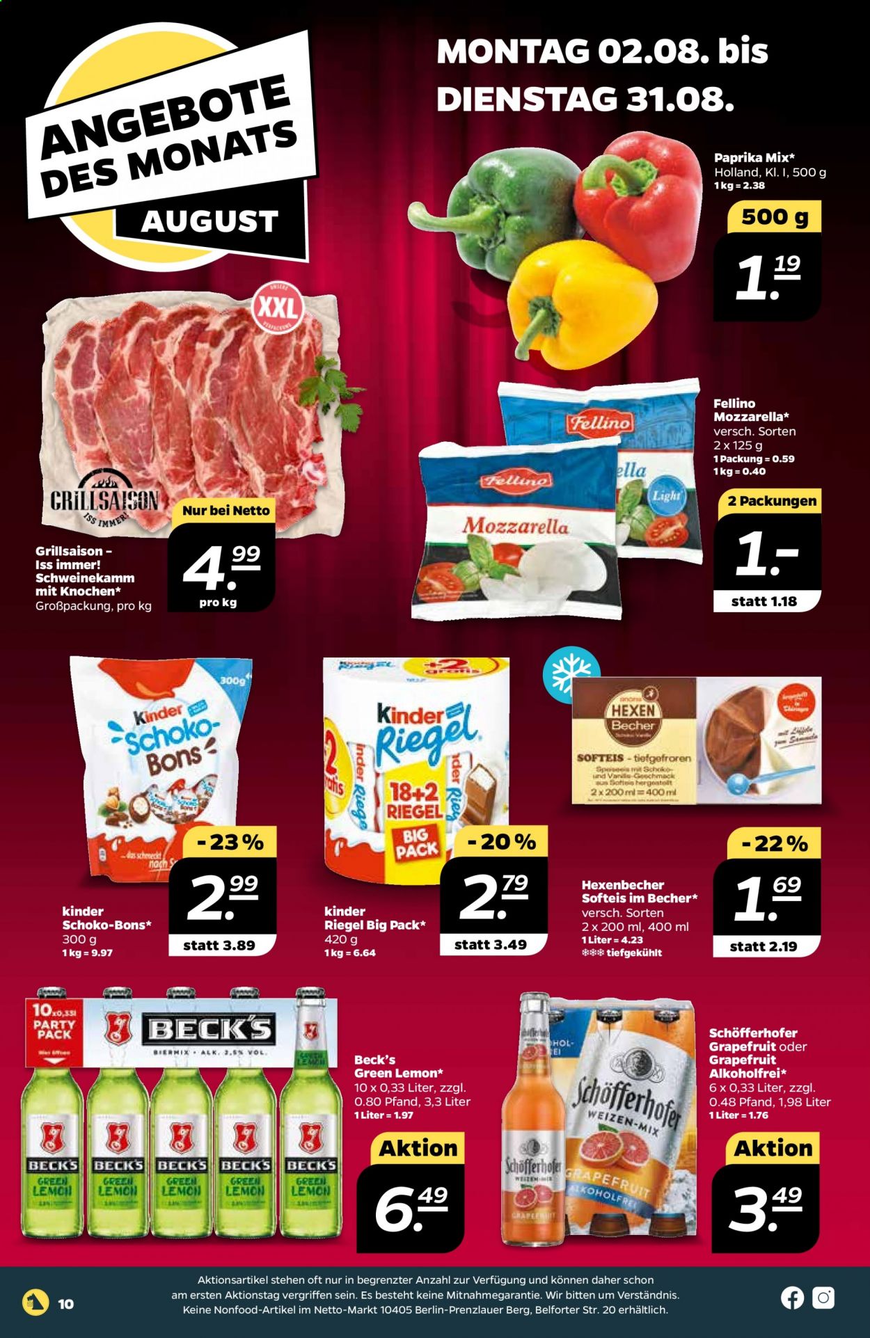 Netto Prospekte  - 2.08.2021 - 7.08.2021. Seite 10
