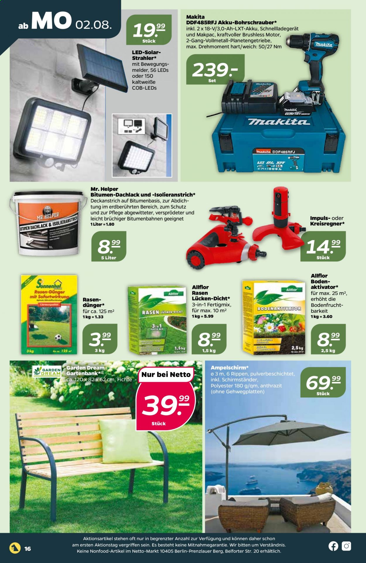 Netto Prospekte  - 2.08.2021 - 7.08.2021. Seite 16