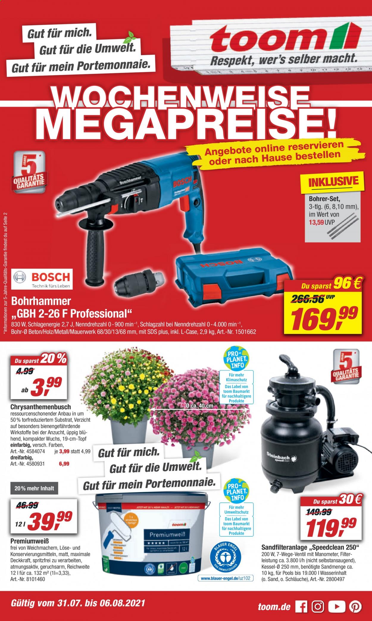 toom Baumarkt Prospekte  - 31.07.2021 - 6.08.2021. Seite 1