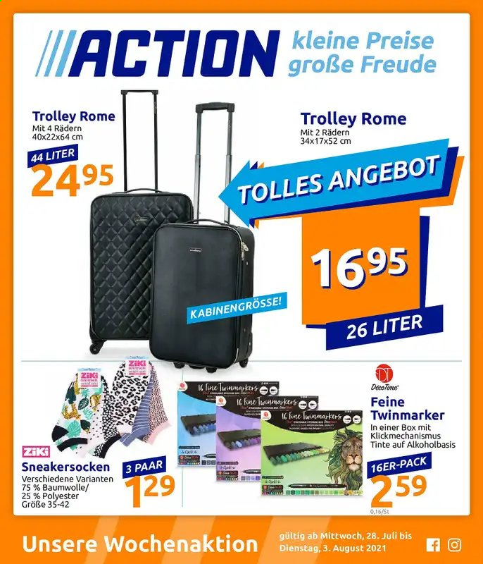 Action Prospekte  - 28.07.2021 - 3.08.2021. Seite 1