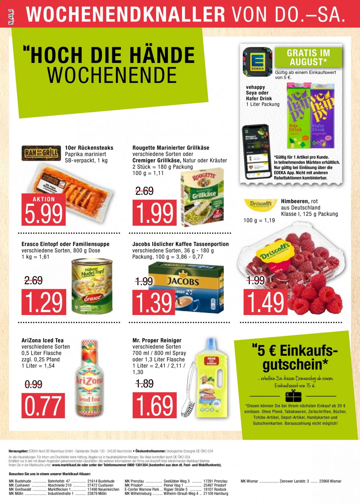 Marktkauf Prospekte  - 2.08.2021 - 7.08.2021. Seite 44