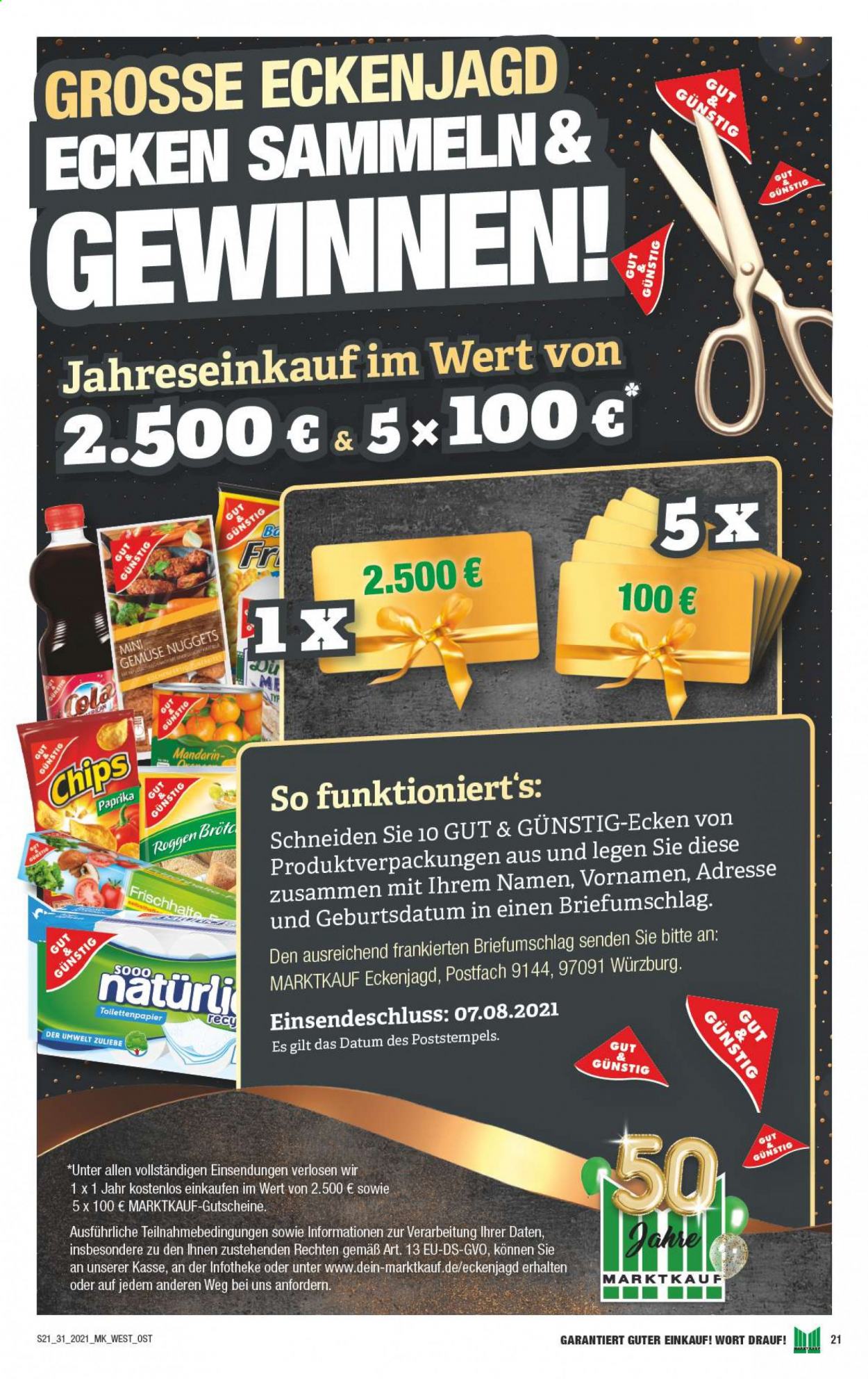 Marktkauf Prospekte  - 2.08.2021 - 7.08.2021. Seite 25