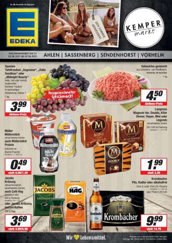 Prospekte Edeka - 2.8.2021 - 7.8.2021.