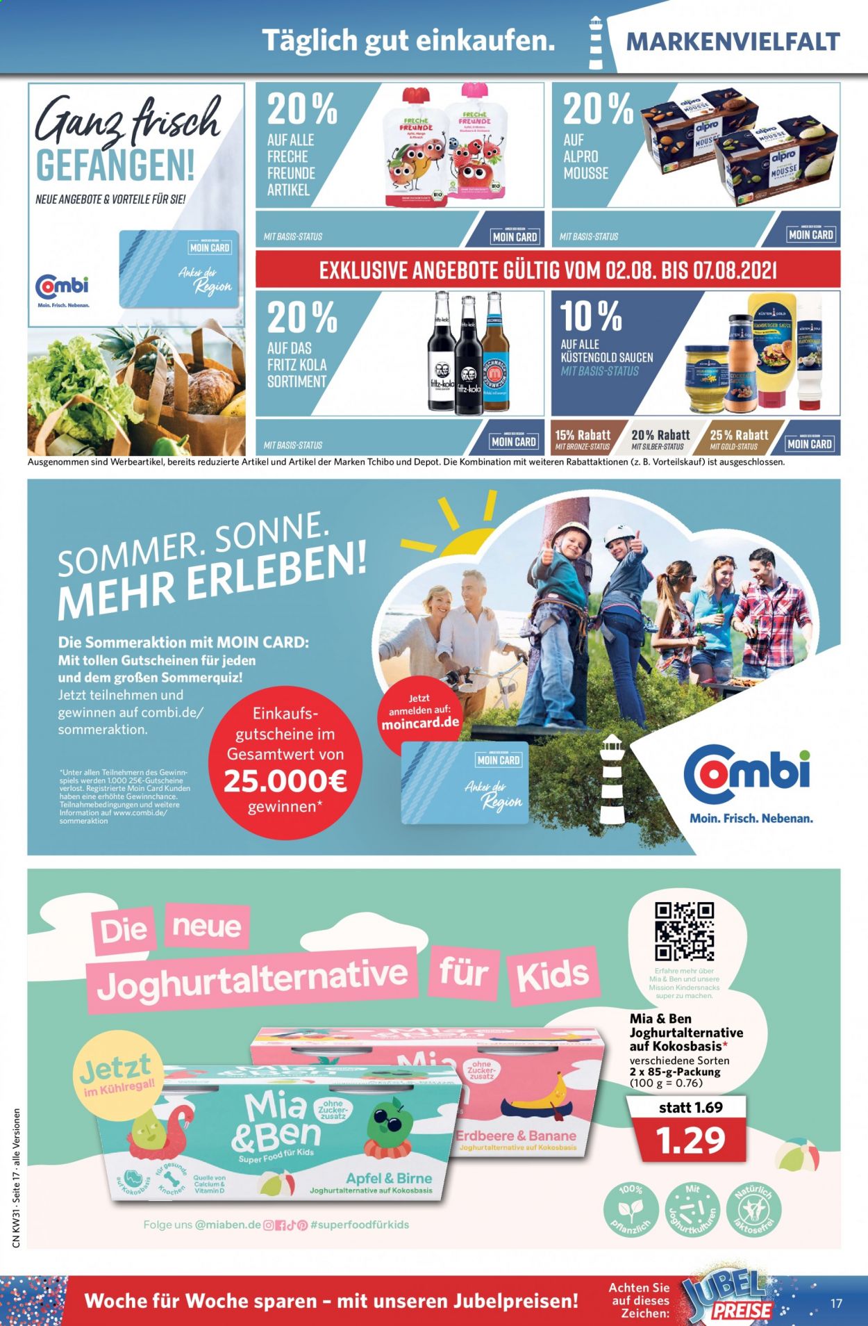 Combi Prospekte  - 2.08.2021 - 7.08.2021. Seite 17