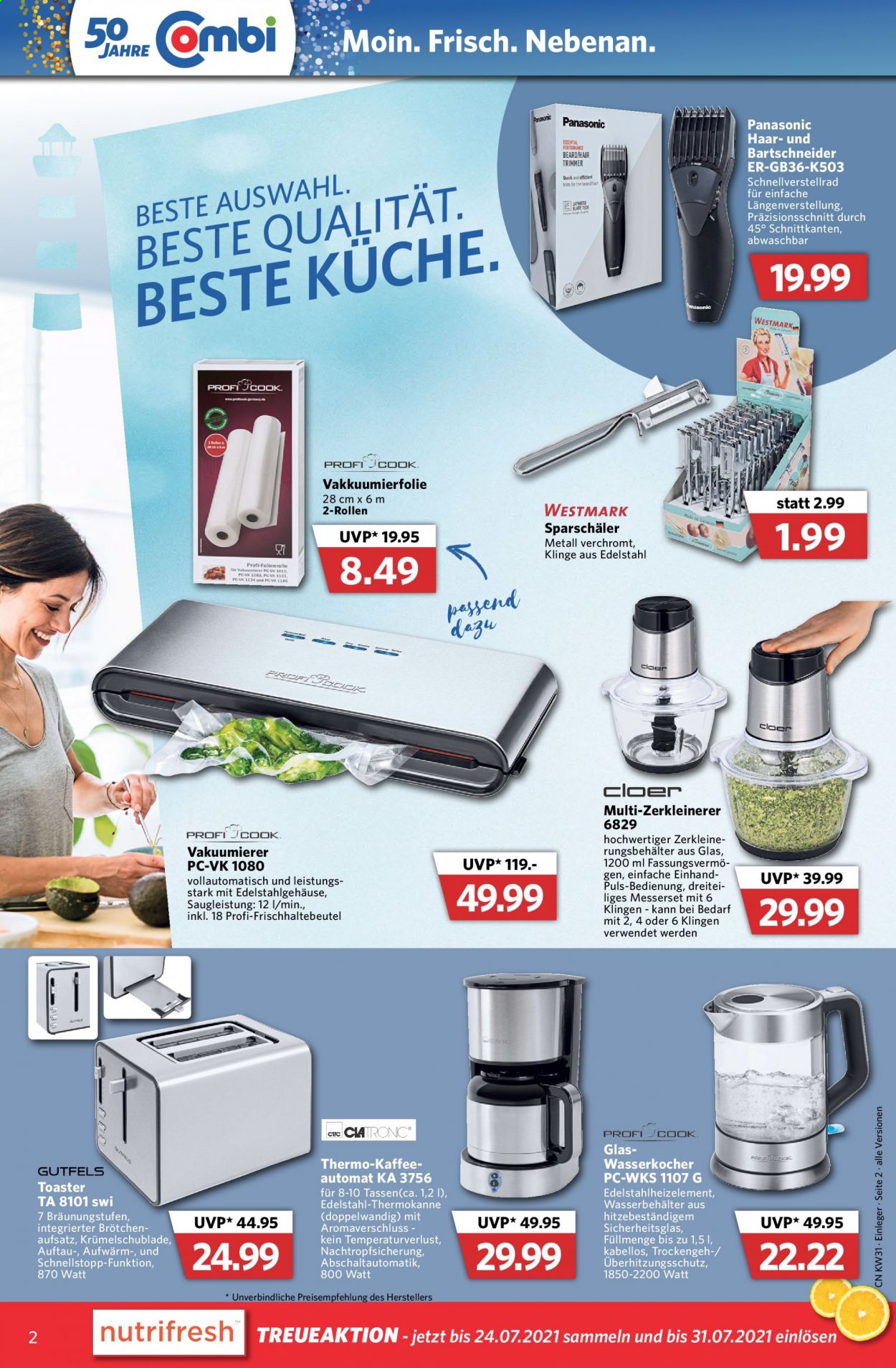 Combi Prospekte  - 2.08.2021 - 7.08.2021. Seite 2