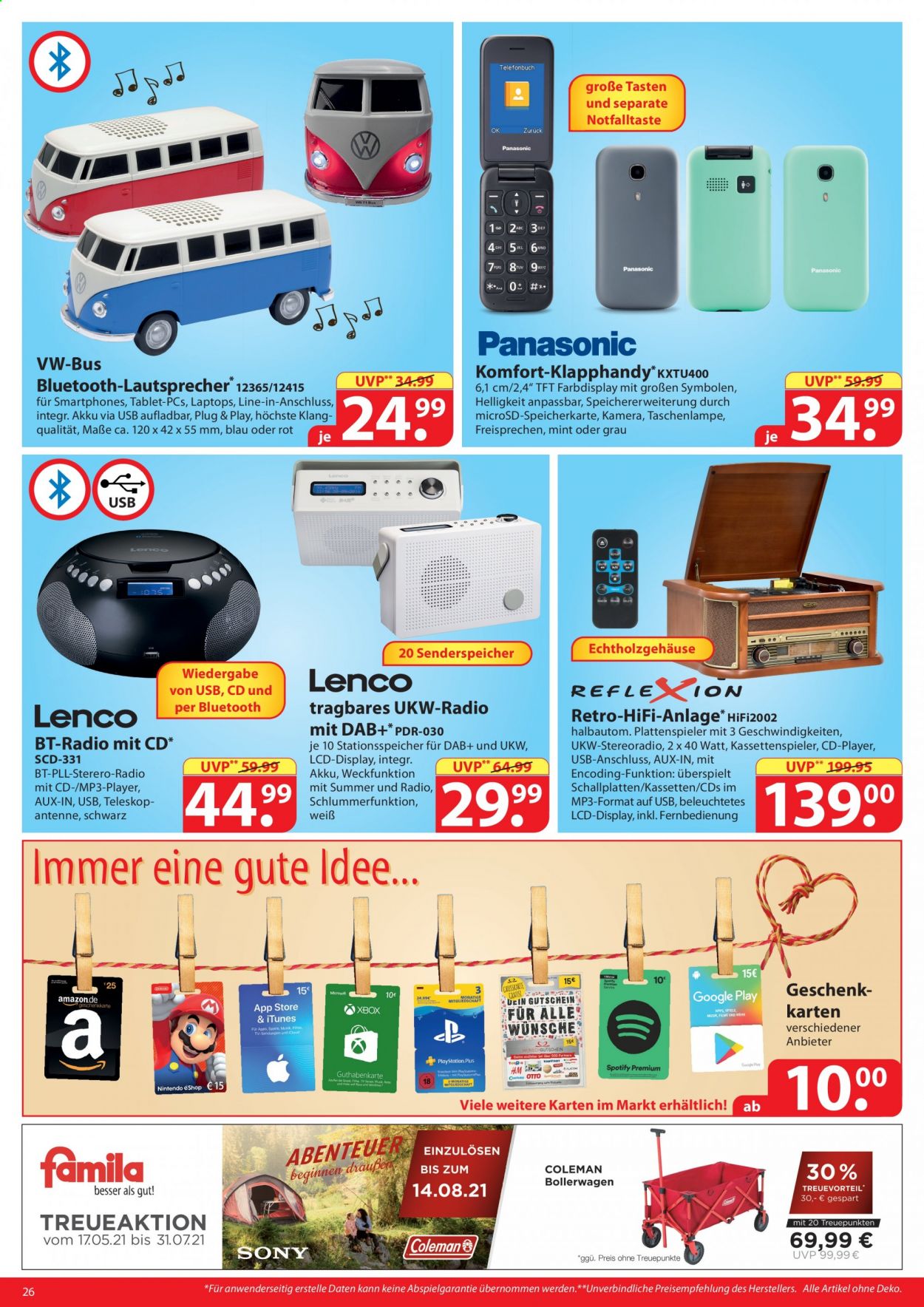 famila Prospekte  - 2.08.2021 - 7.08.2021. Seite 26