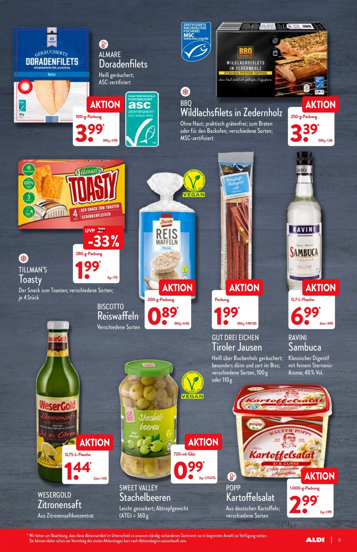 ALDI Nord Prospekte  - 9.08.2021 - 15.08.2021. Seite 9