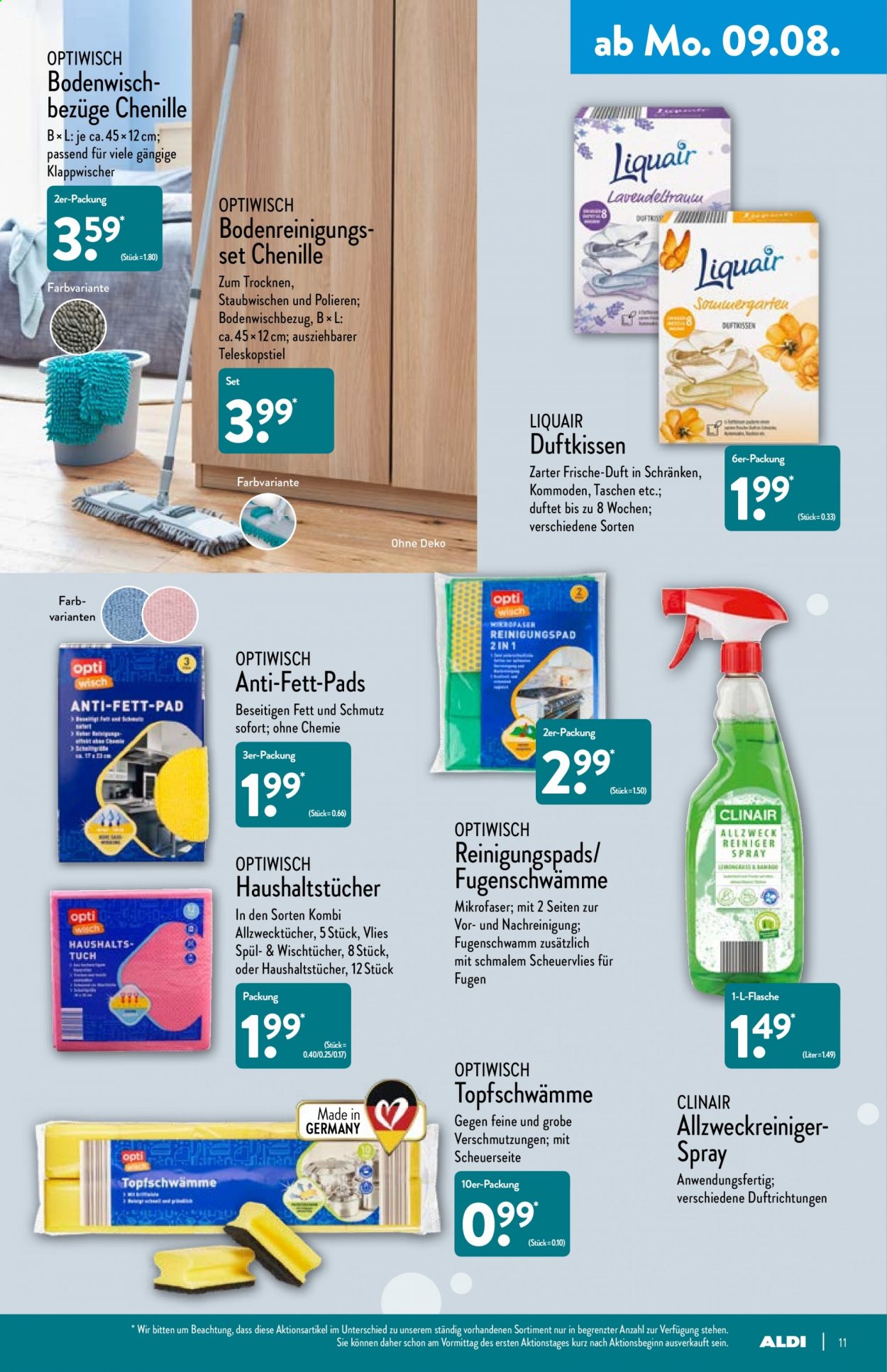 ALDI Nord Prospekte  - 9.08.2021 - 15.08.2021. Seite 11