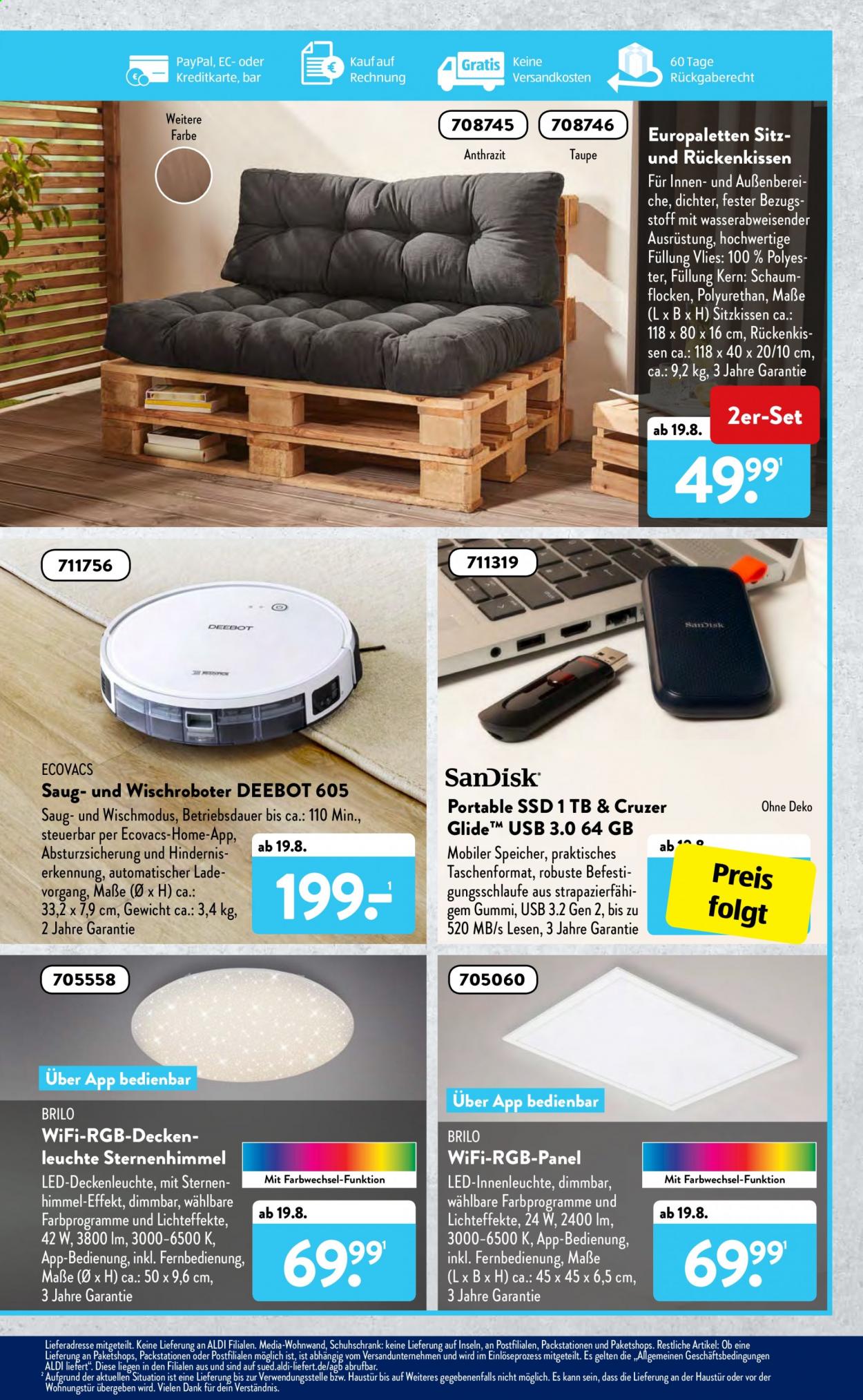 ALDI SÜD Prospekte  - 16.08.2021 - 21.08.2021. Seite 19
