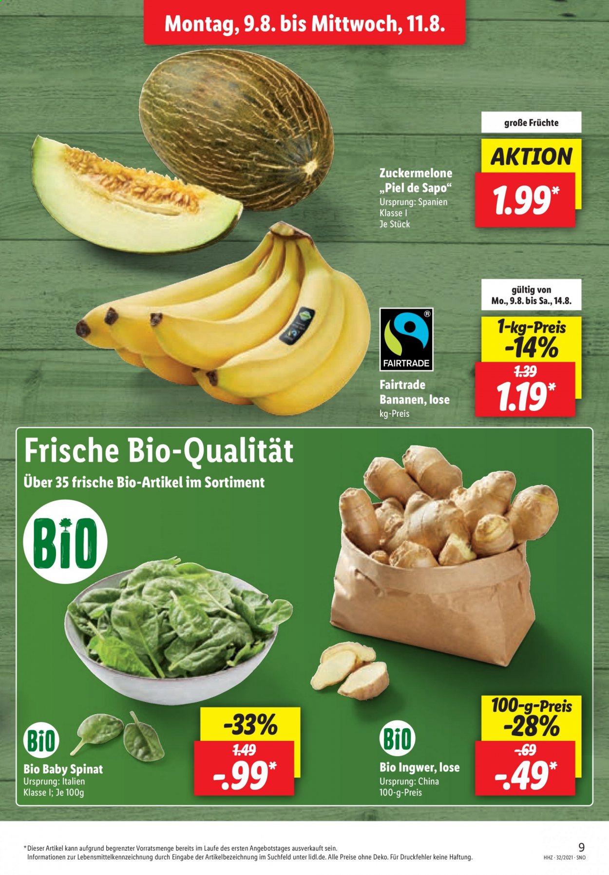 Lidl Prospekte  - 9.08.2021 - 14.08.2021. Seite 9