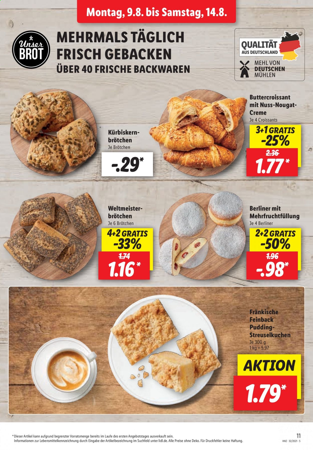 Lidl Prospekte  - 9.08.2021 - 14.08.2021. Seite 11