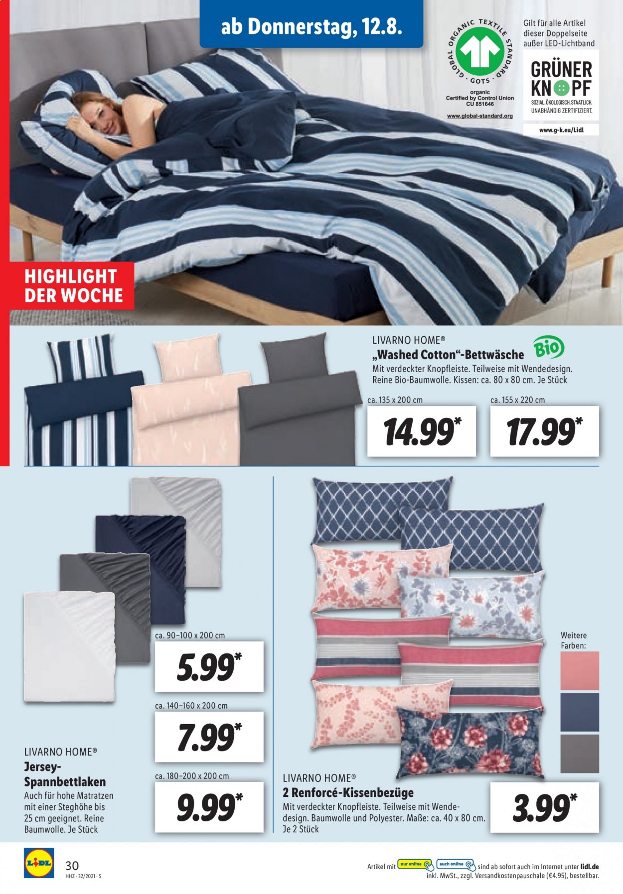 Lidl Prospekte  - 9.08.2021 - 14.08.2021. Seite 30