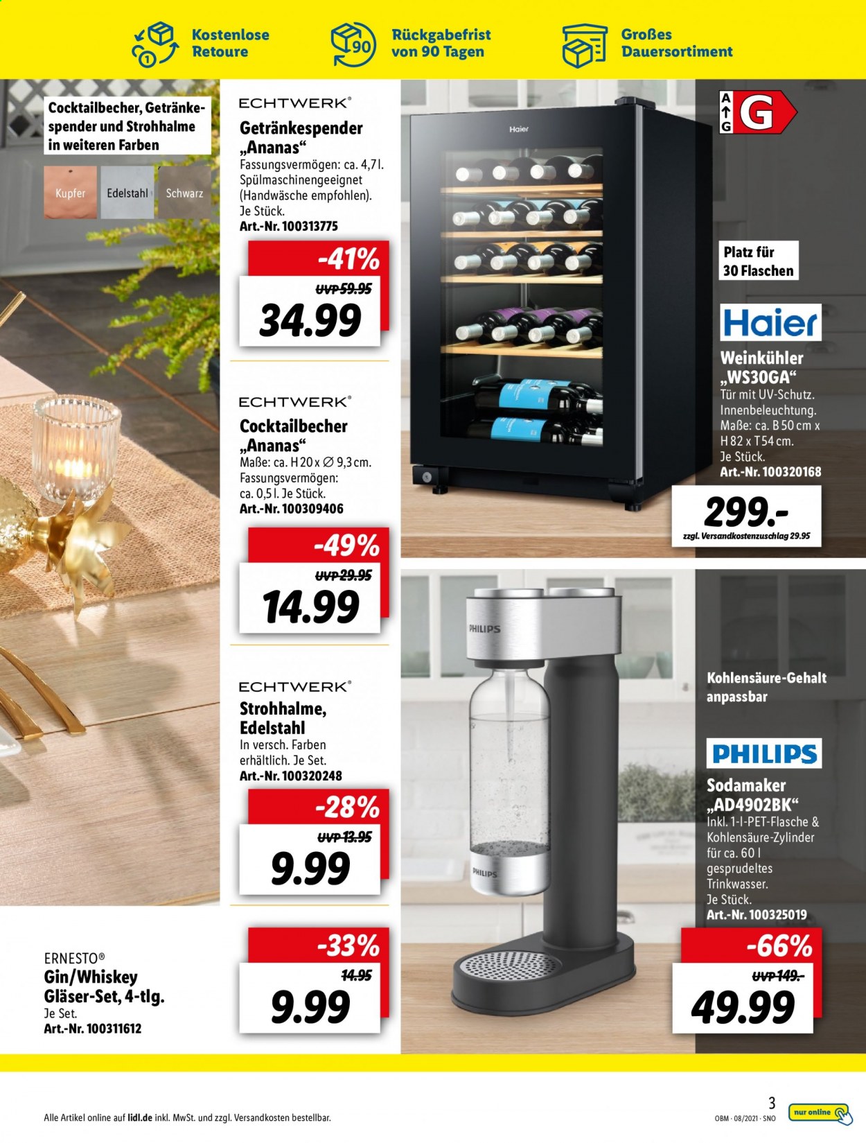 Lidl Prospekte  - 1.08.2021 - 31.08.2021. Seite 3