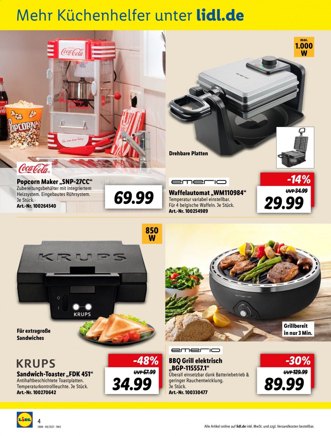 Lidl Prospekte  - 1.08.2021 - 31.08.2021. Seite 4