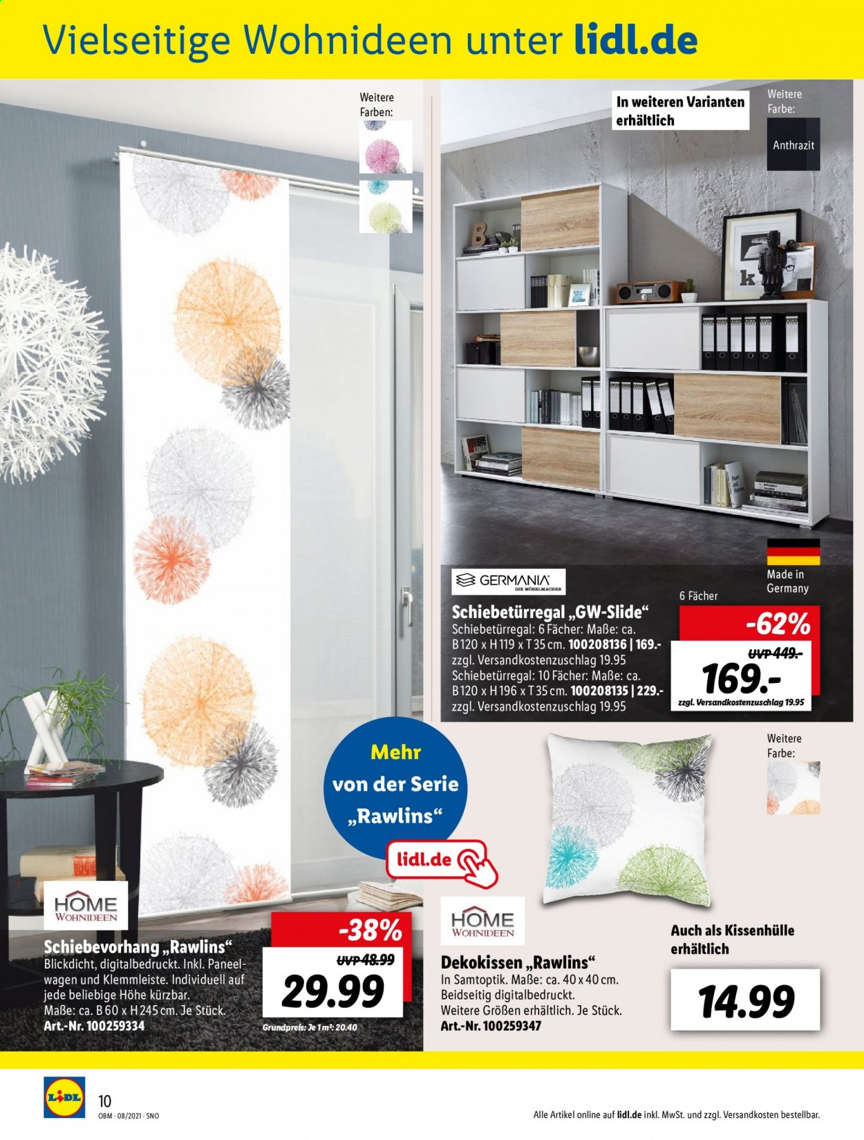 Lidl Prospekte  - 1.08.2021 - 31.08.2021. Seite 10