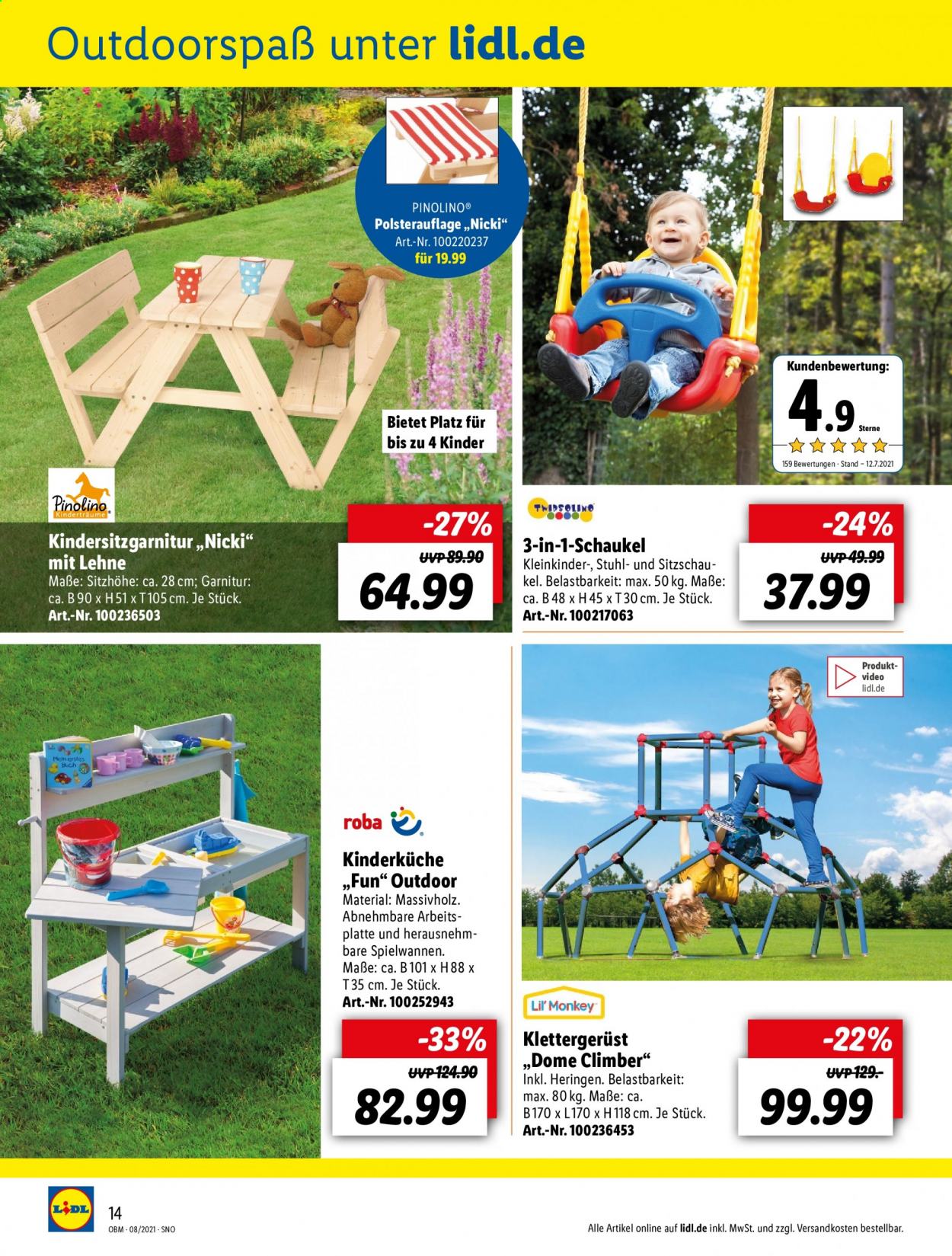 Lidl Prospekte  - 1.08.2021 - 31.08.2021. Seite 14