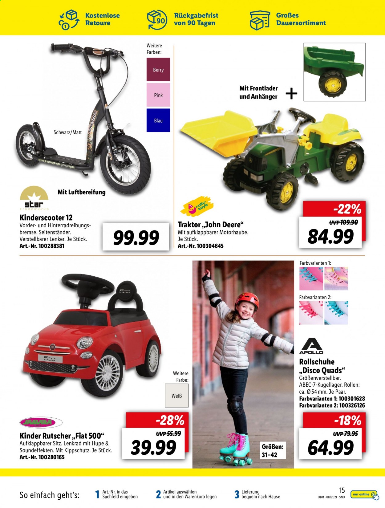 Lidl Prospekte  - 1.08.2021 - 31.08.2021. Seite 15