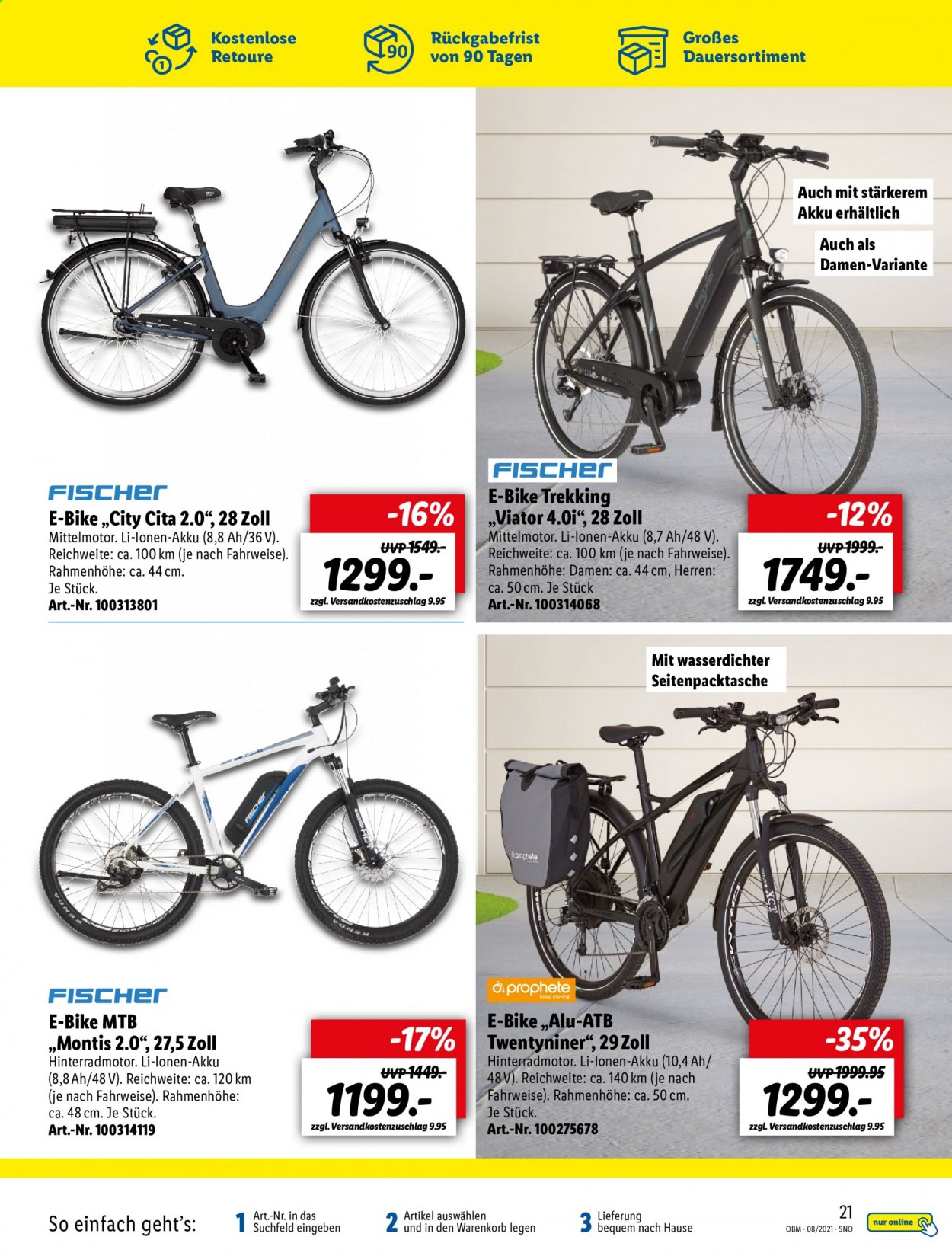 Lidl Prospekte  - 1.08.2021 - 31.08.2021. Seite 21