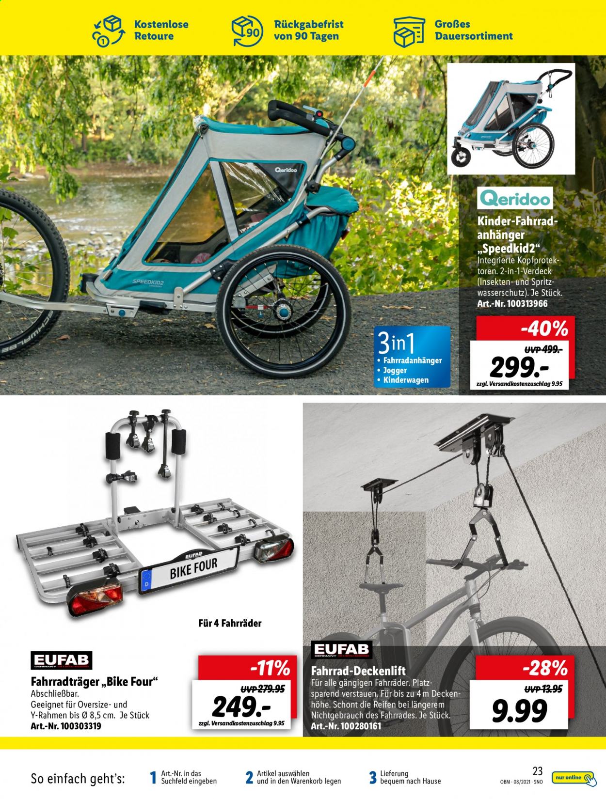 Lidl Prospekte  - 1.08.2021 - 31.08.2021. Seite 23