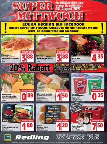 Prospekte Edeka - 2.8.2021 - 7.8.2021.