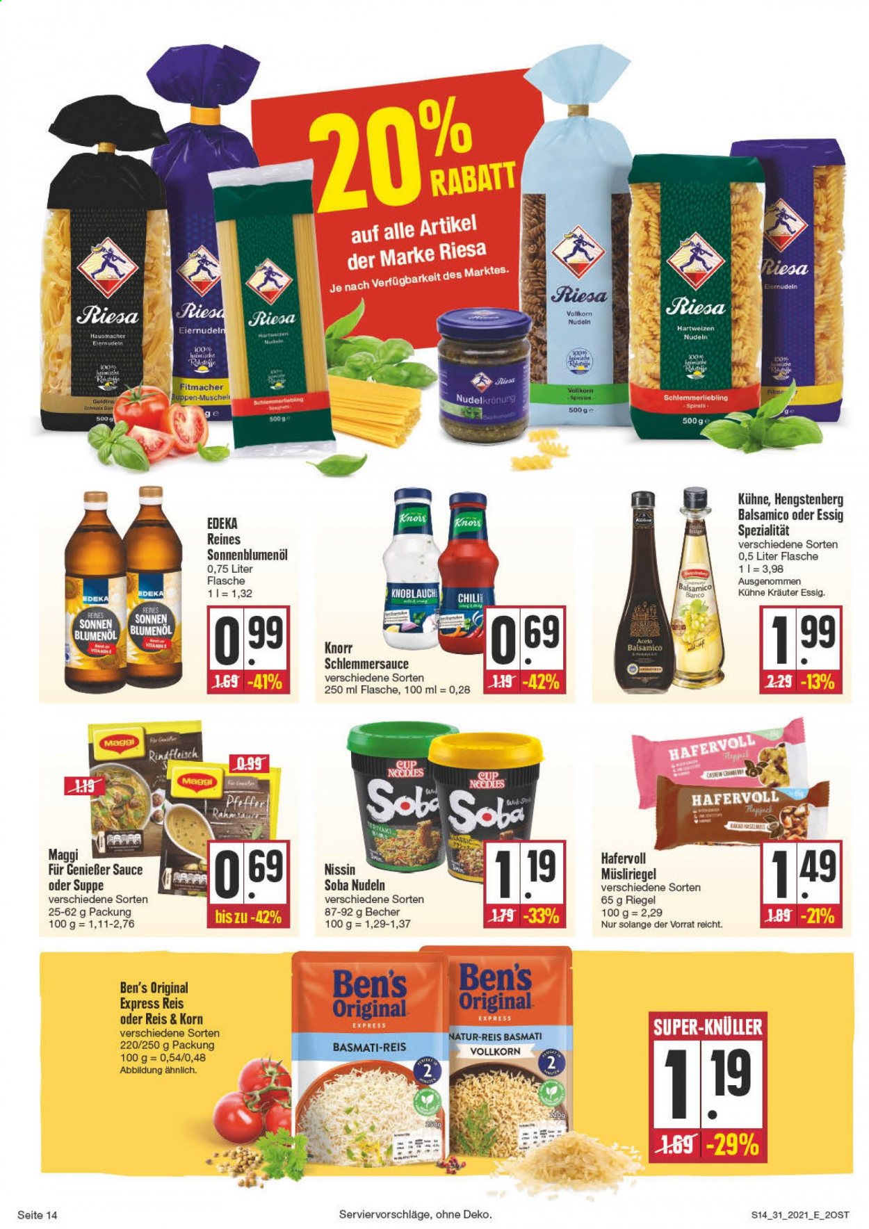 Edeka Prospekte  - 2.08.2021 - 7.08.2021. Seite 14