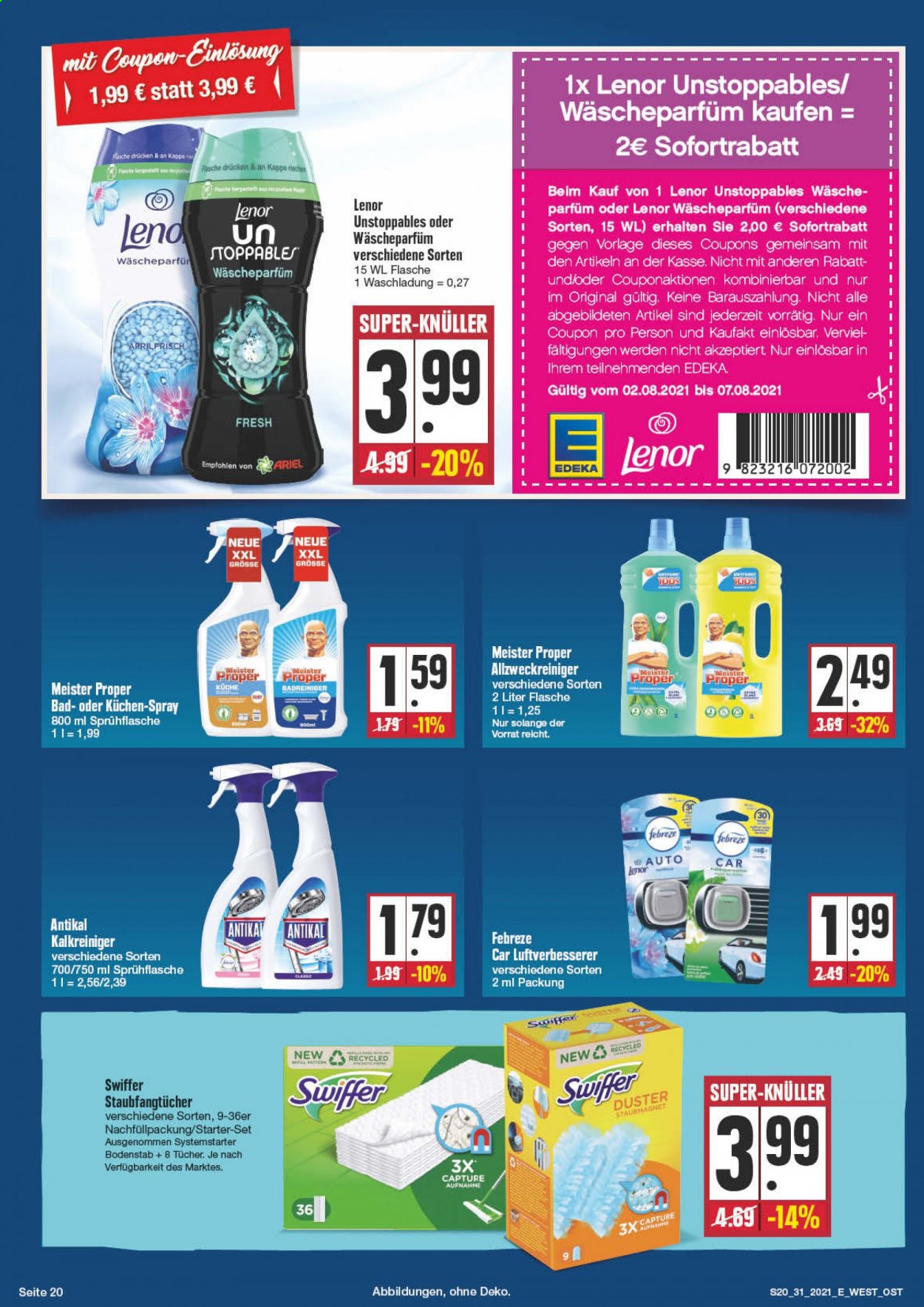 Edeka Prospekte  - 2.08.2021 - 7.08.2021. Seite 20