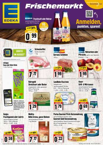 Prospekte Edeka - 2.8.2021 - 7.8.2021.
