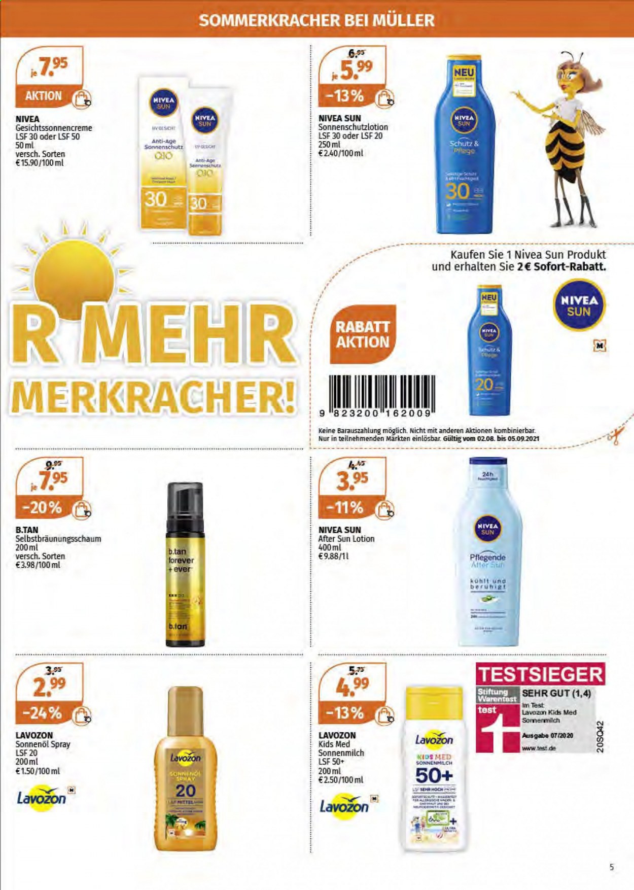 Müller Prospekte  - 2.08.2021 - 7.08.2021. Seite 5