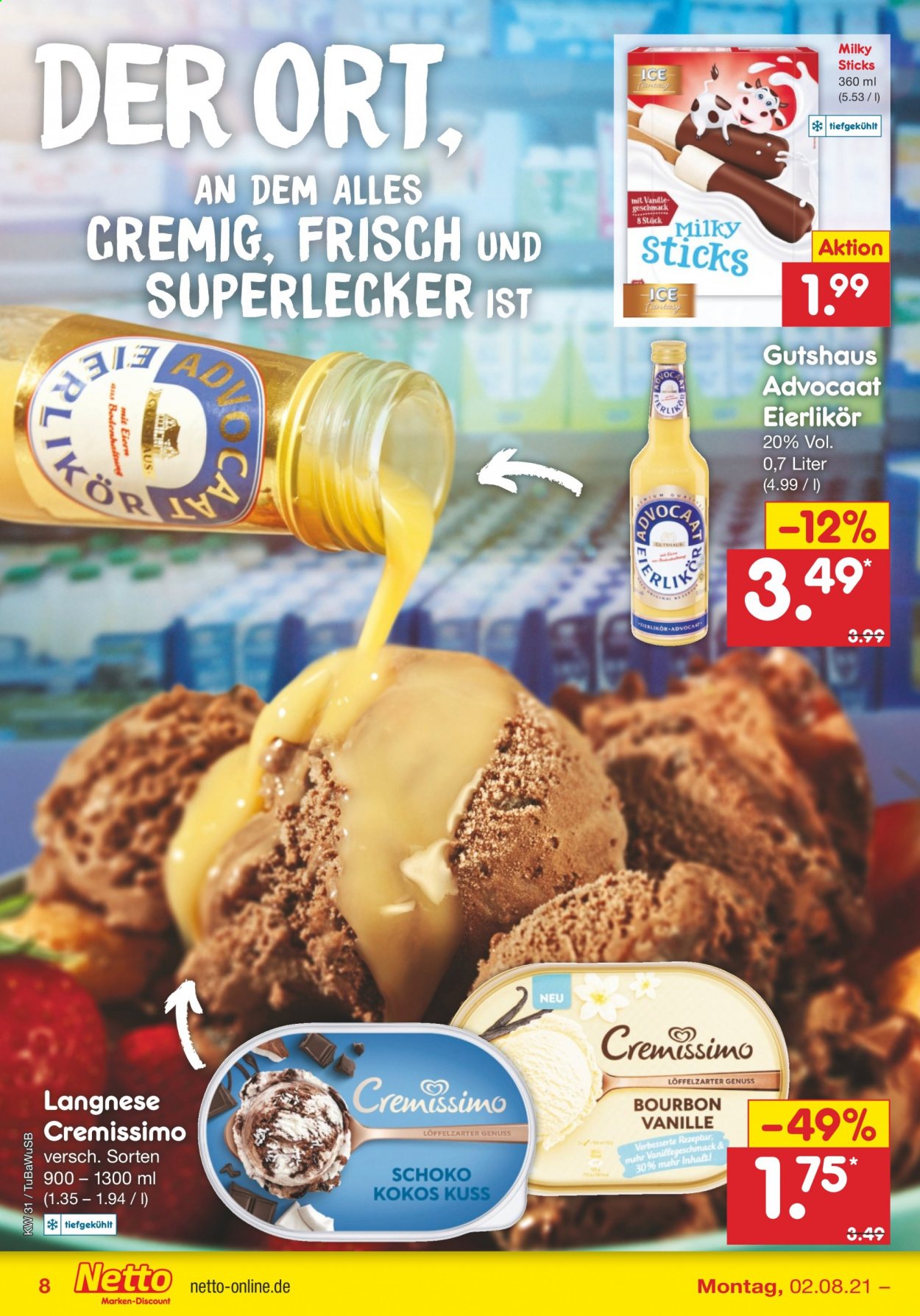 Netto Marken-Discount Prospekte  - 2.08.2021 - 7.08.2021. Seite 8