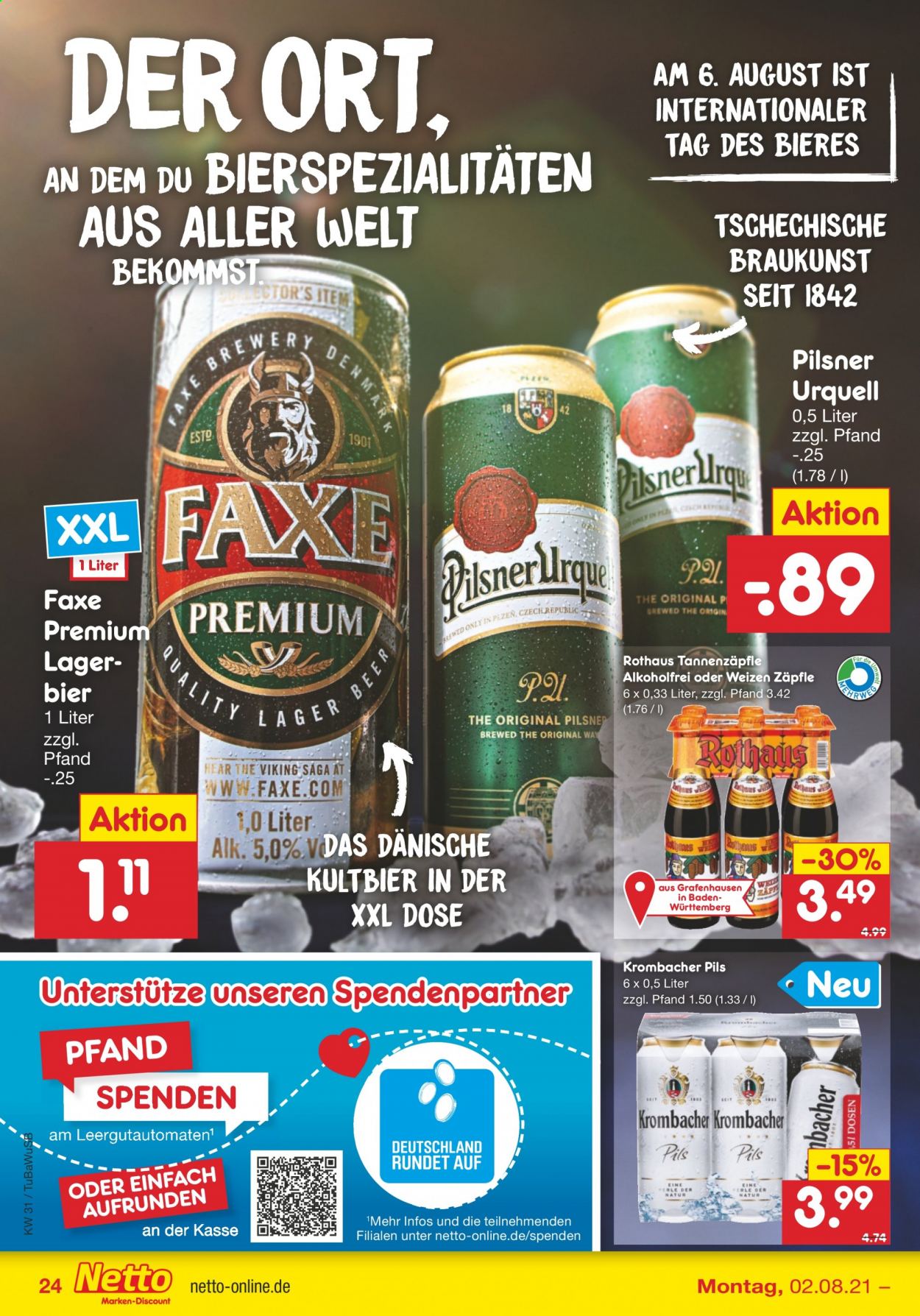 Netto Marken-Discount Prospekte  - 2.08.2021 - 7.08.2021. Seite 24