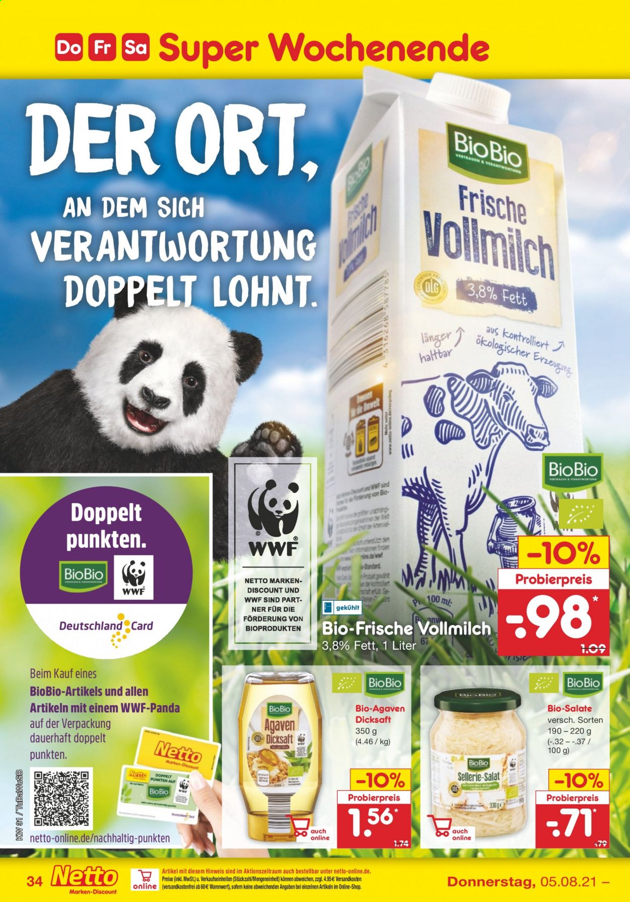 Netto Marken-Discount Prospekte  - 2.08.2021 - 7.08.2021. Seite 34