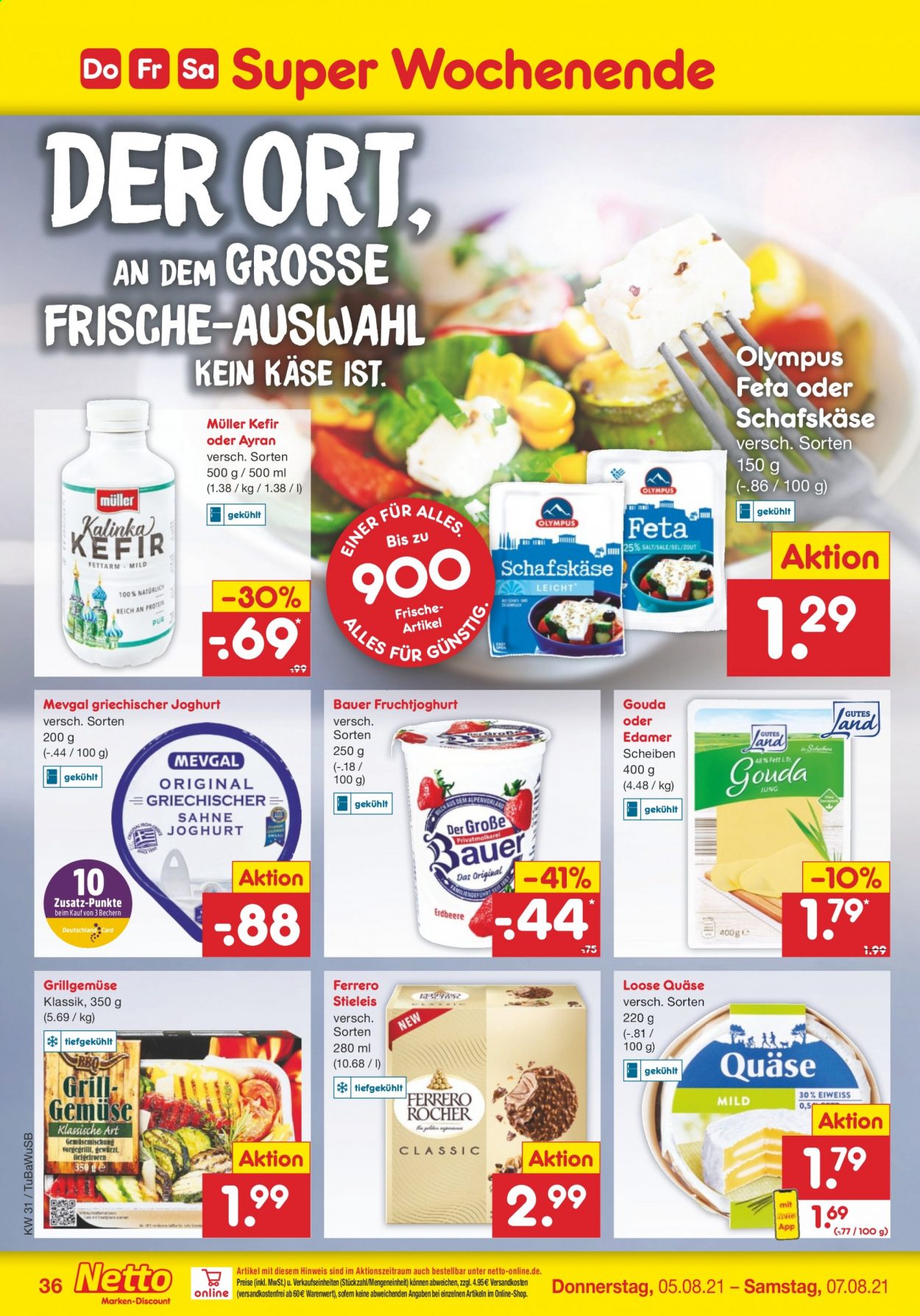 Netto Marken-Discount Prospekte  - 2.08.2021 - 7.08.2021. Seite 36