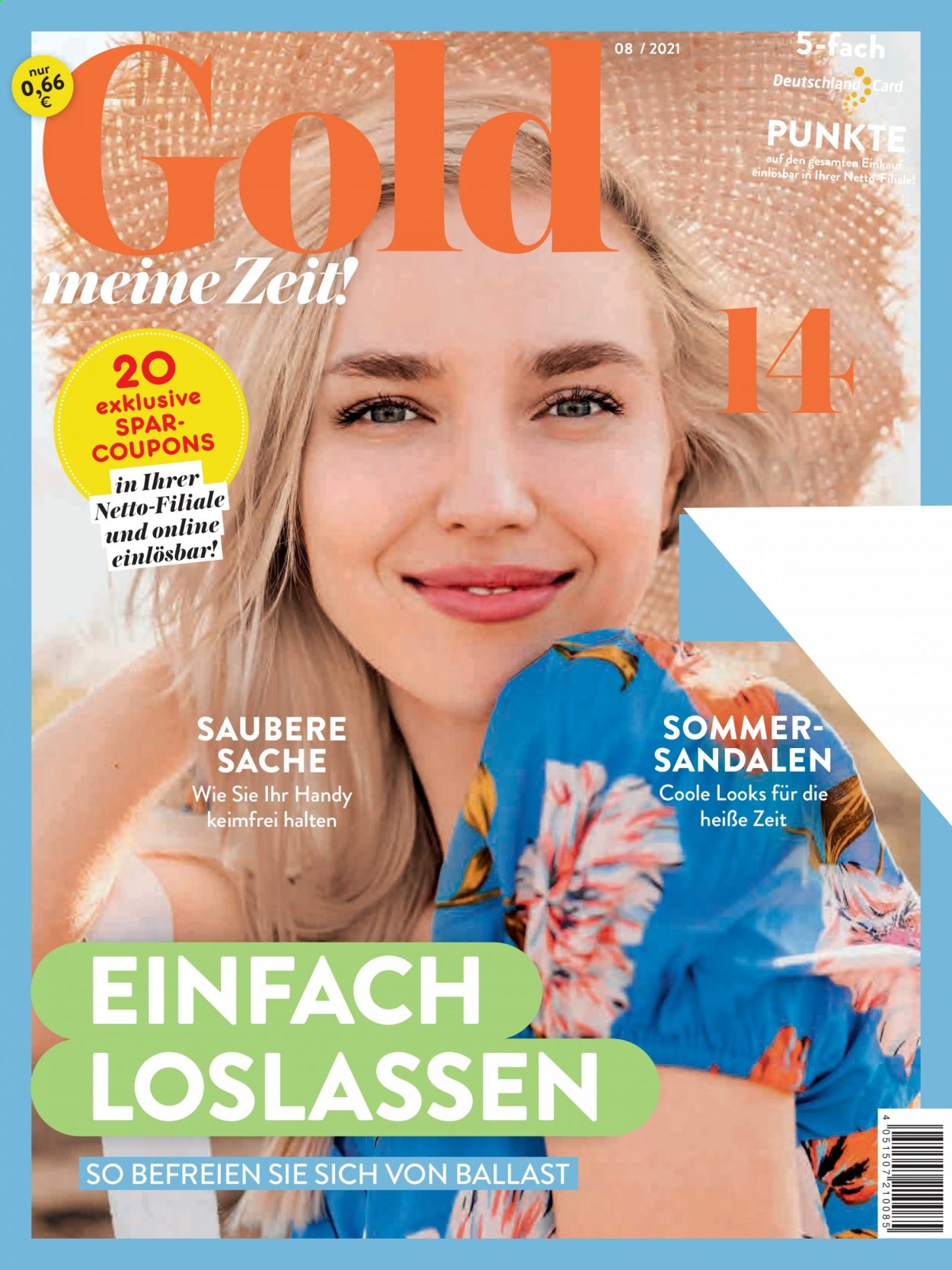Netto Marken-Discount Prospekte  - 2.08.2021 - 31.08.2021. Seite 1