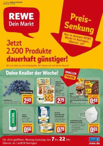 Prospekte REWE - 2.8.2021 - 7.8.2021.