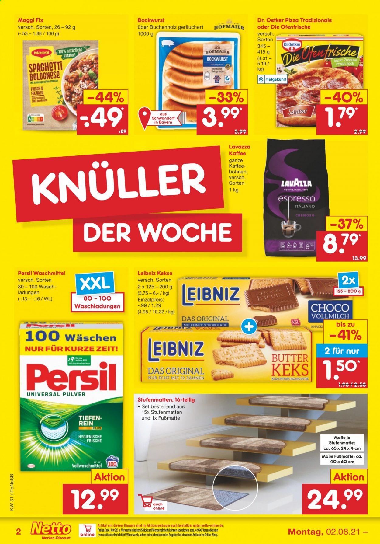 Netto Marken-Discount Prospekte  - 2.08.2021 - 7.08.2021. Seite 2