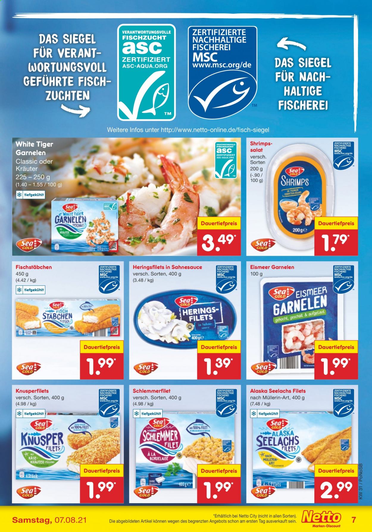 Netto Marken-Discount Prospekte  - 2.08.2021 - 7.08.2021. Seite 7