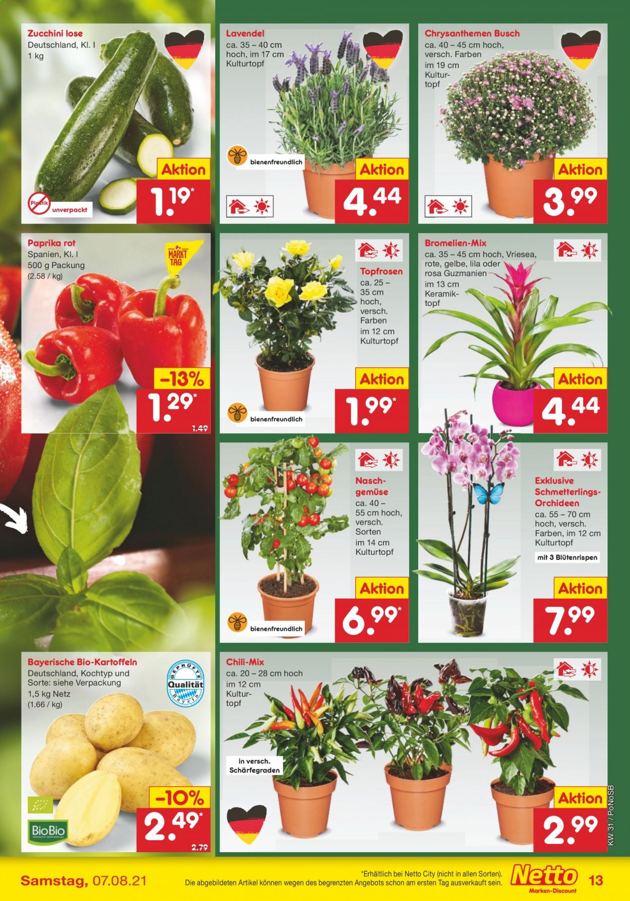 Netto Marken-Discount Prospekte  - 2.08.2021 - 7.08.2021. Seite 13