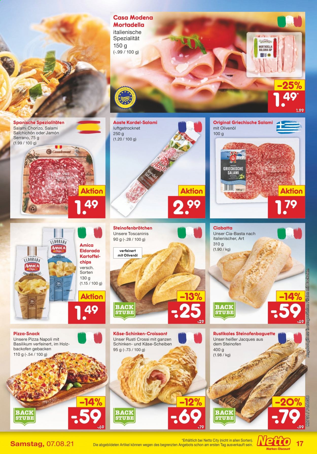 Netto Marken-Discount Prospekte  - 2.08.2021 - 7.08.2021. Seite 17