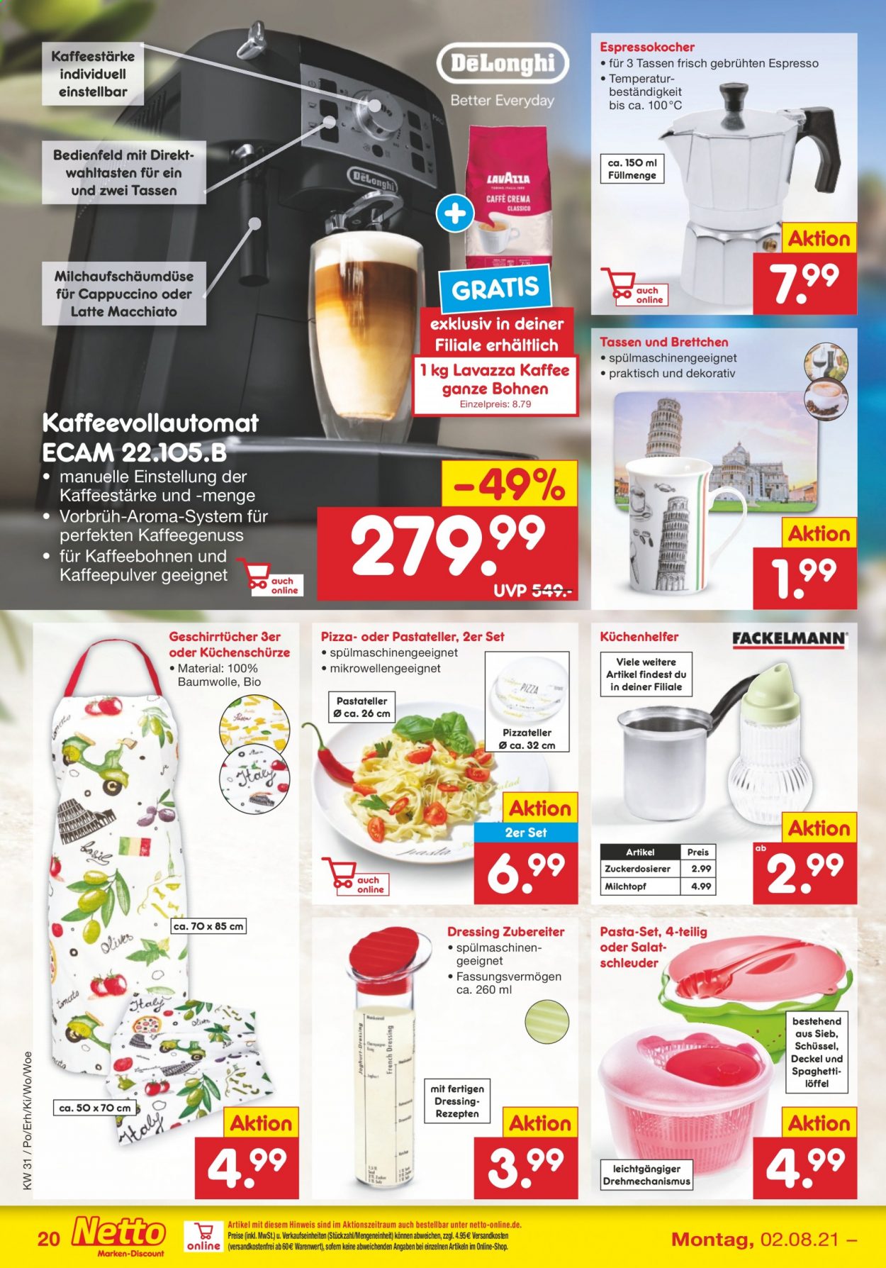Netto Marken-Discount Prospekte  - 2.08.2021 - 7.08.2021. Seite 20