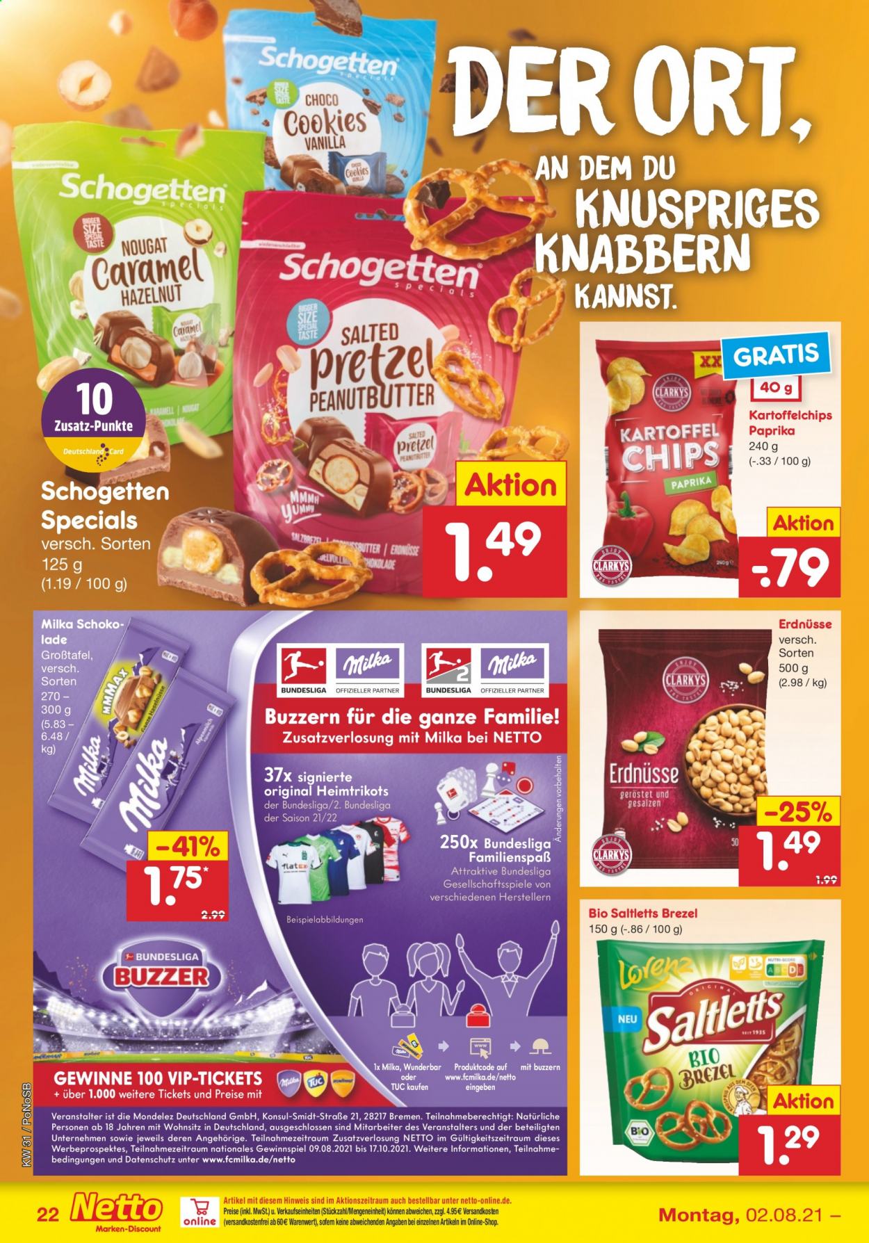 Netto Marken-Discount Prospekte  - 2.08.2021 - 7.08.2021. Seite 22