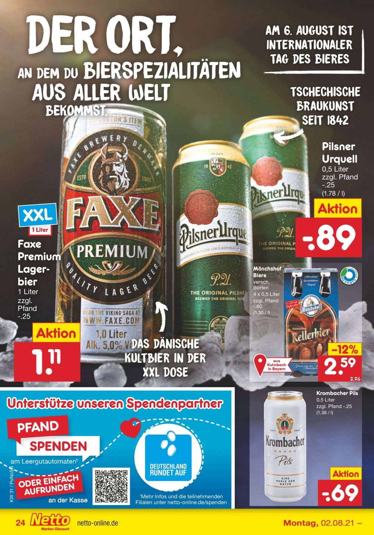 Netto Marken-Discount Prospekte  - 2.08.2021 - 7.08.2021. Seite 24