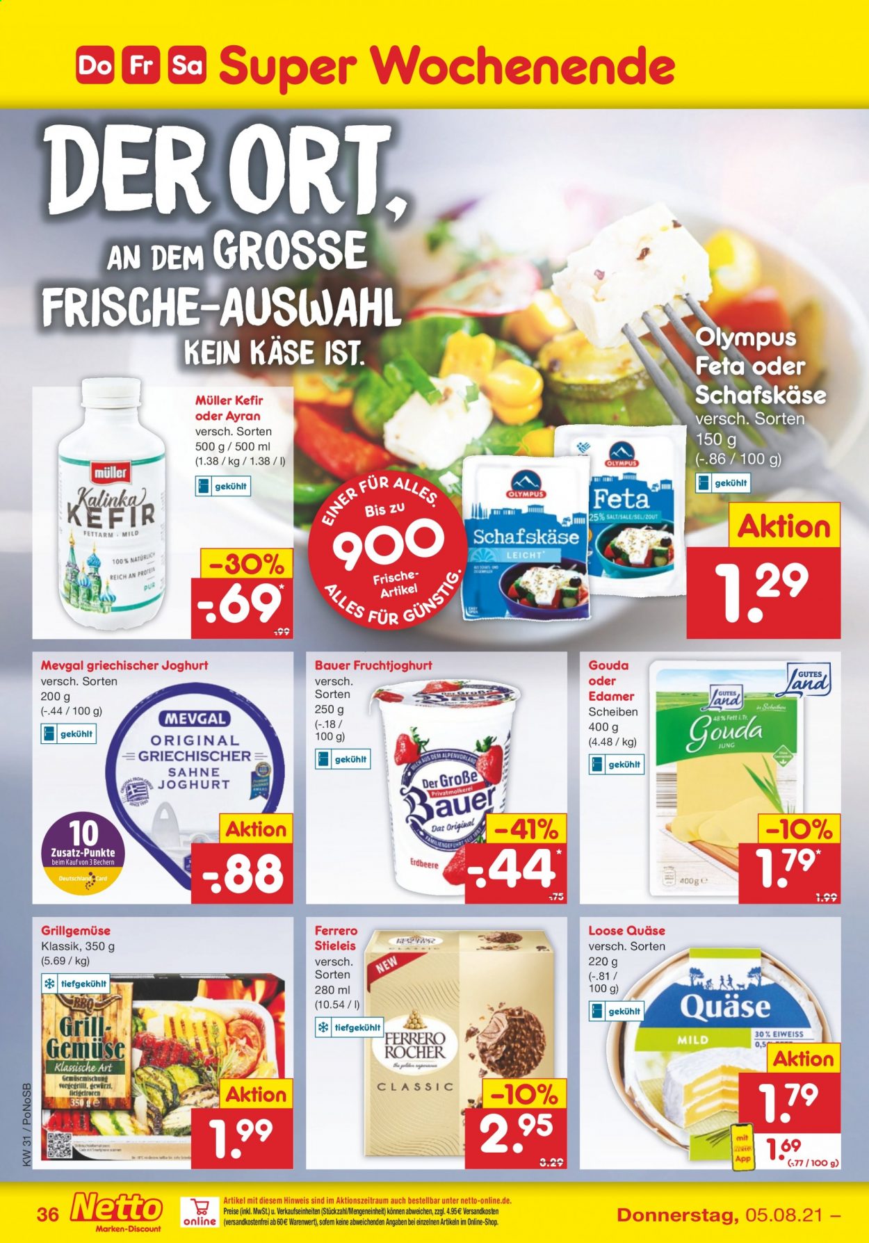 Netto Marken-Discount Prospekte  - 2.08.2021 - 7.08.2021. Seite 36